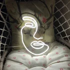 Светодиодная неоновая вывессветильник с логотипом на заказ, Настенный декор для спальни, дома, бара, кафе, общежития, вечеринки, фоновая декоративная подсветка