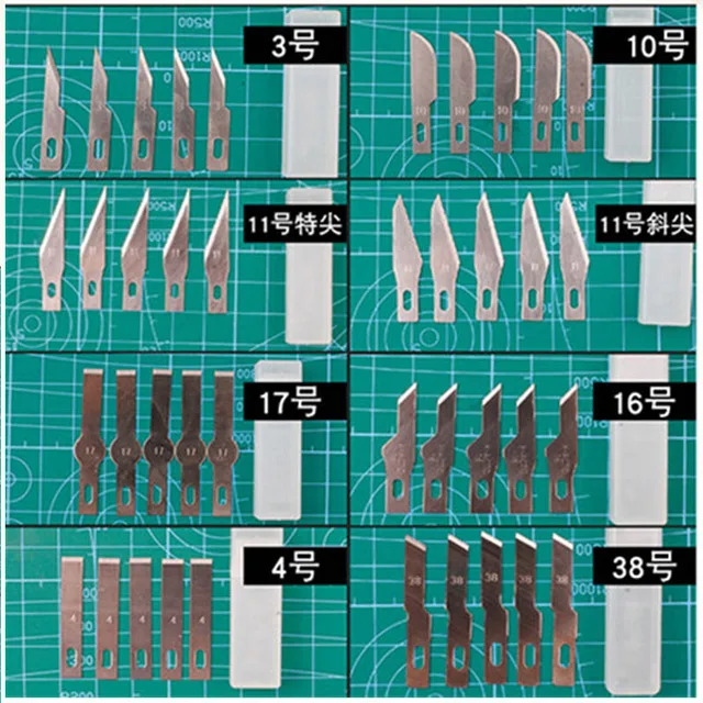 

DIY Stationery Utility Knife Metal Handle Scalpel Blade Knife Wood Paper Cutter Craft Pen Engraving Cutting Supplies