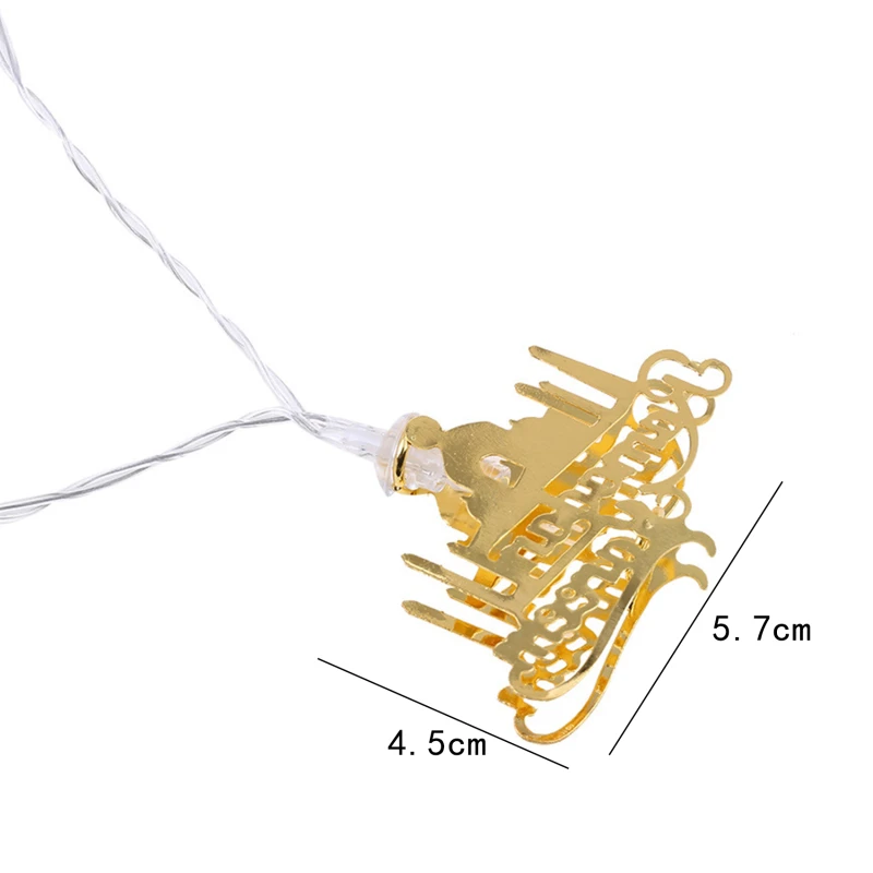 

1PC Ramadan Decorations Moon Star Led String Lights Decor For Home Islam Muslim Event Party Supplies Eid al-Fitr Decor