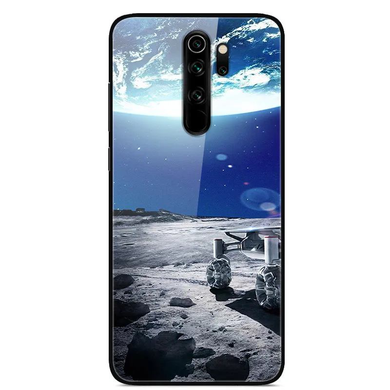 50 Redmi Note 8 Pro Чехол 6,53 ''стекло твердая задняя крышка для Xiaomi Redmi Note 8 Pro чехлы для телефонов силикон бампер Fundas Redmi Note8 8T - Цвет: 50