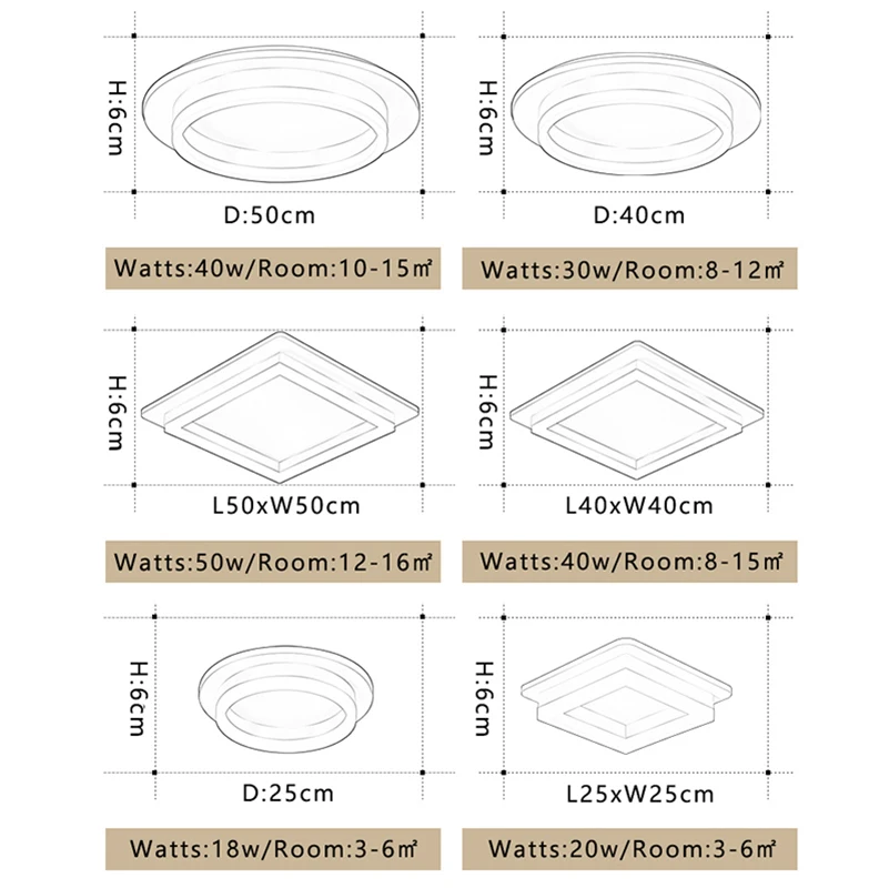 

Minimalism LED chandelier Square/Round Indoor light Modern chandelier creative personality study bedroom balcony lustre ledlamp