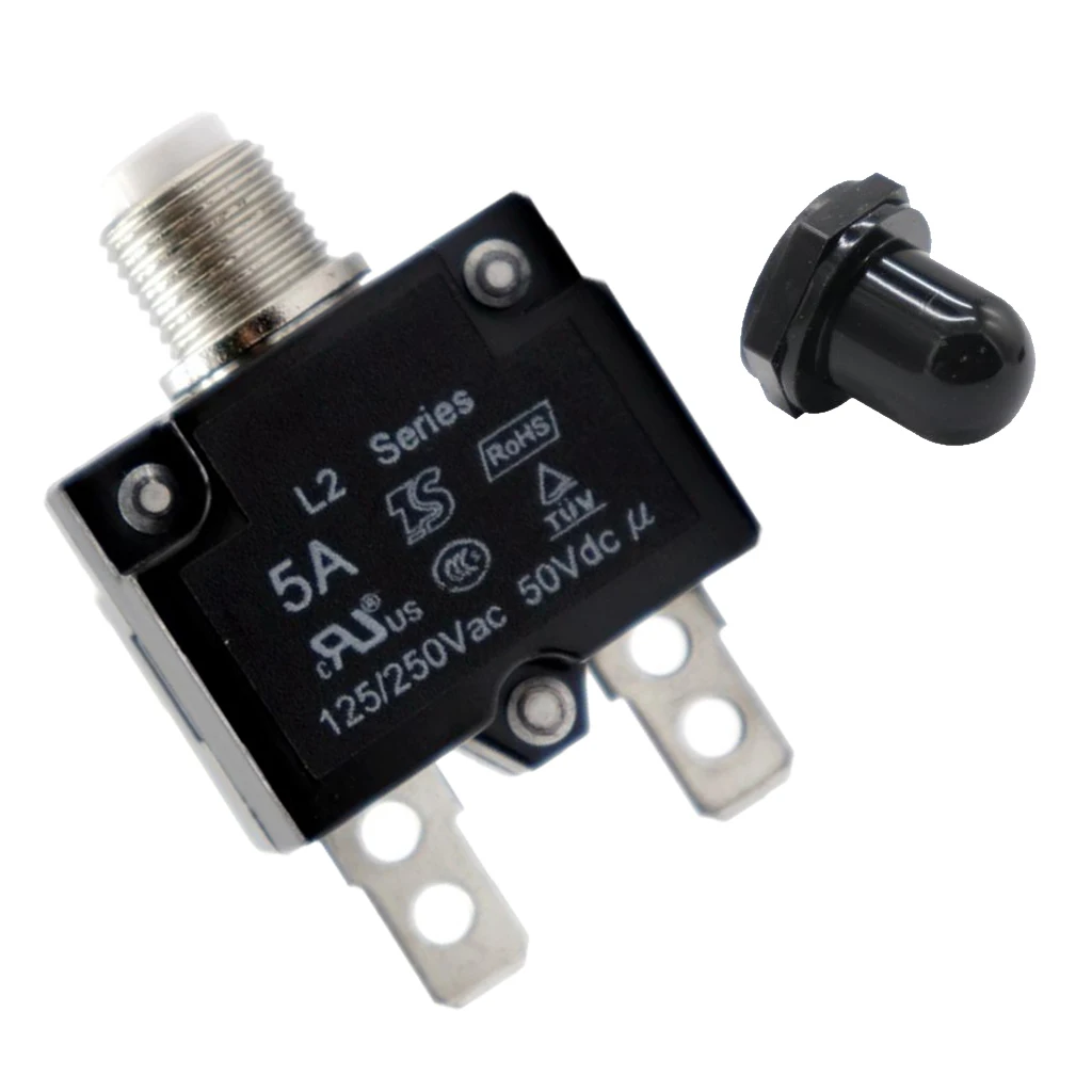 Автоматический выключатель 5 А кнопочный сбрасываемый термопанельный кронштейн