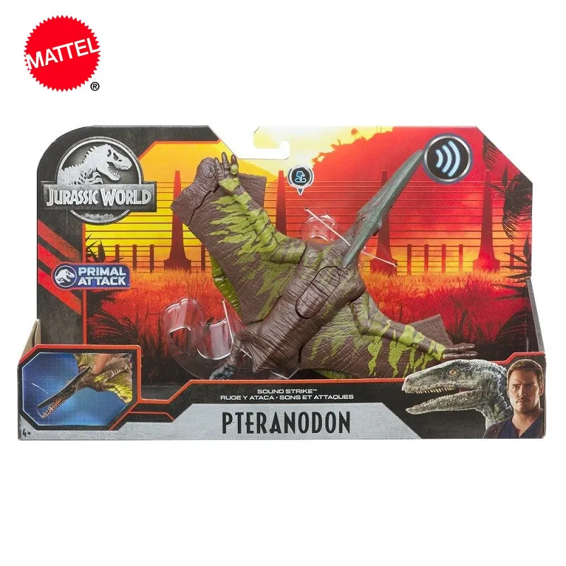 Mattel мир Юрского периода 2 Беззубик Птерозавр звук Ссылка ручная работа динозавр