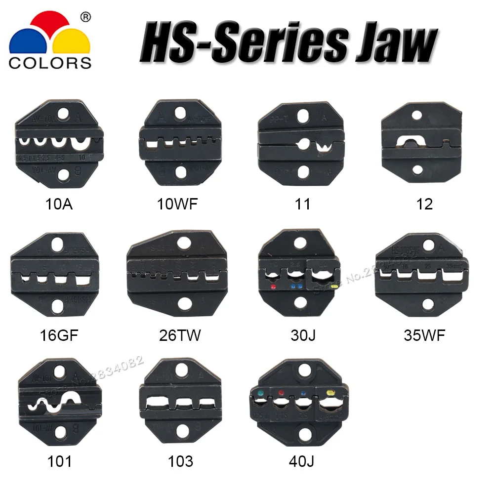 Инструмент для обжима HS трубка с заглушкой неизолированные 40J 30J клеммы