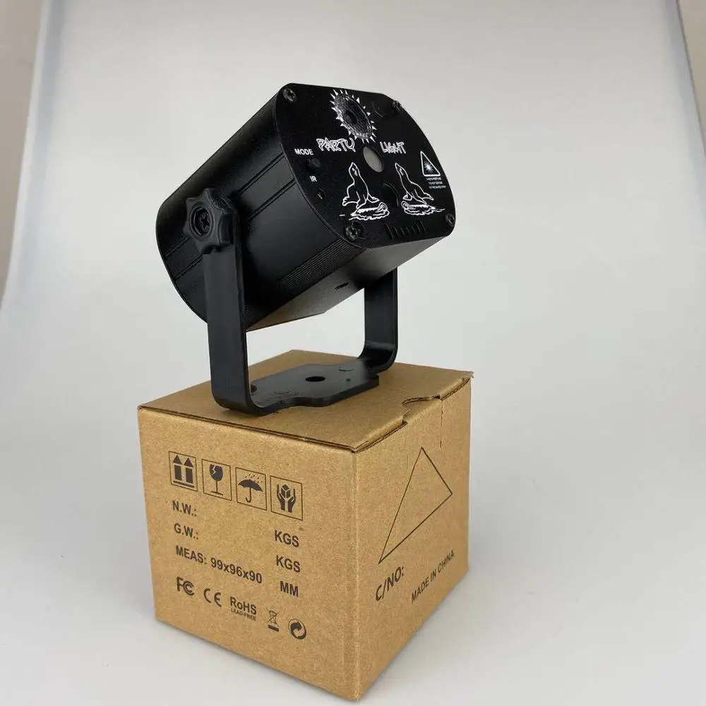 69 узоры RGB сценический светильник музыка Управление светодиодный диско вечерние