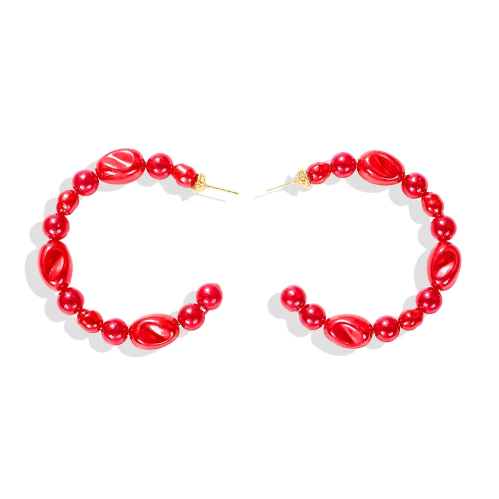 Miwens Bauble Bar Роскошные Жемчужные Серьги-кольца для женщин 31 тип очаровательный с жемчугом эффектные круглые серьги вечерние висячие украшения макси