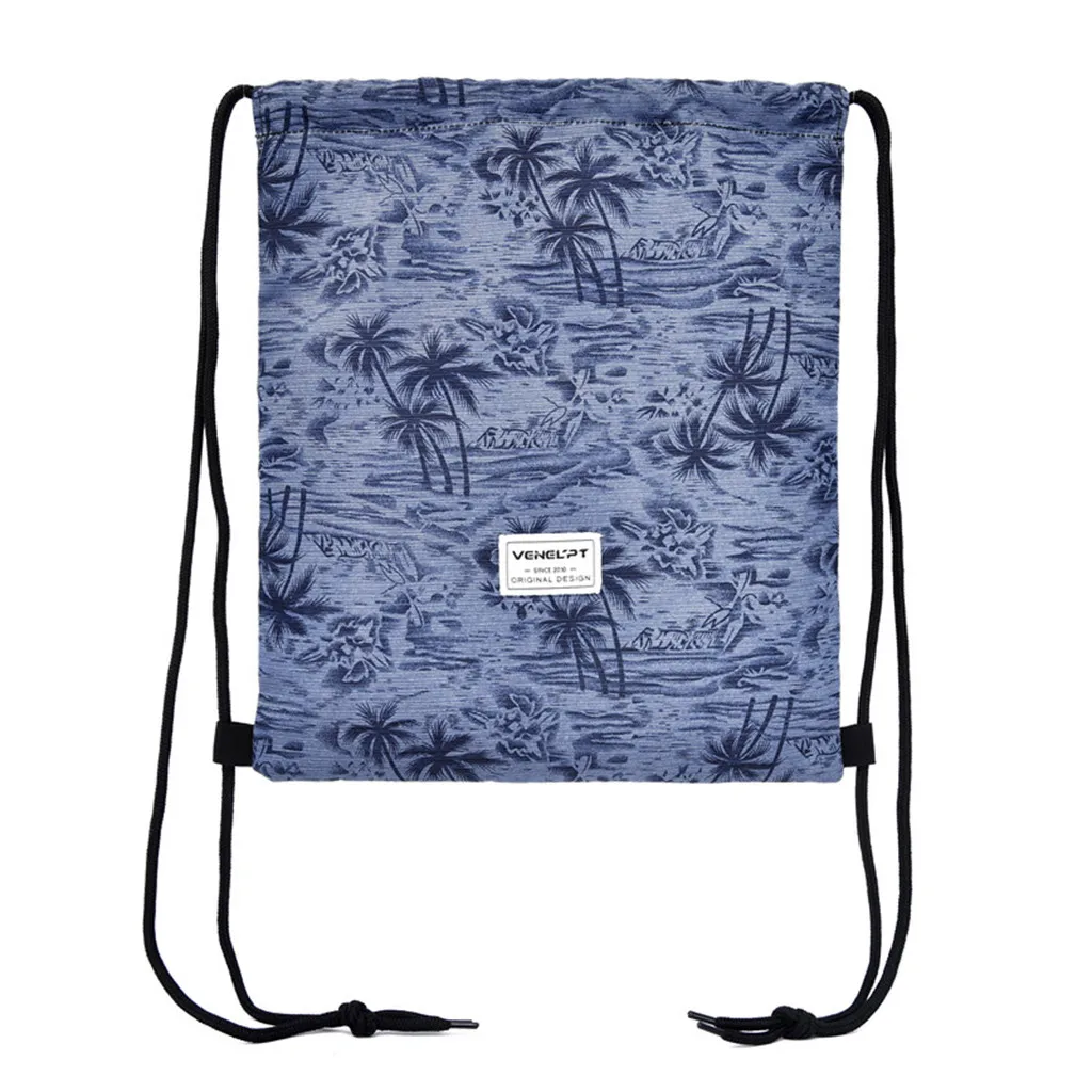 Beach Bag Outdoor Fitness Sport Bundle Pocket Unisex Drawstring Backpack Women Gym | Спорт и развлечения