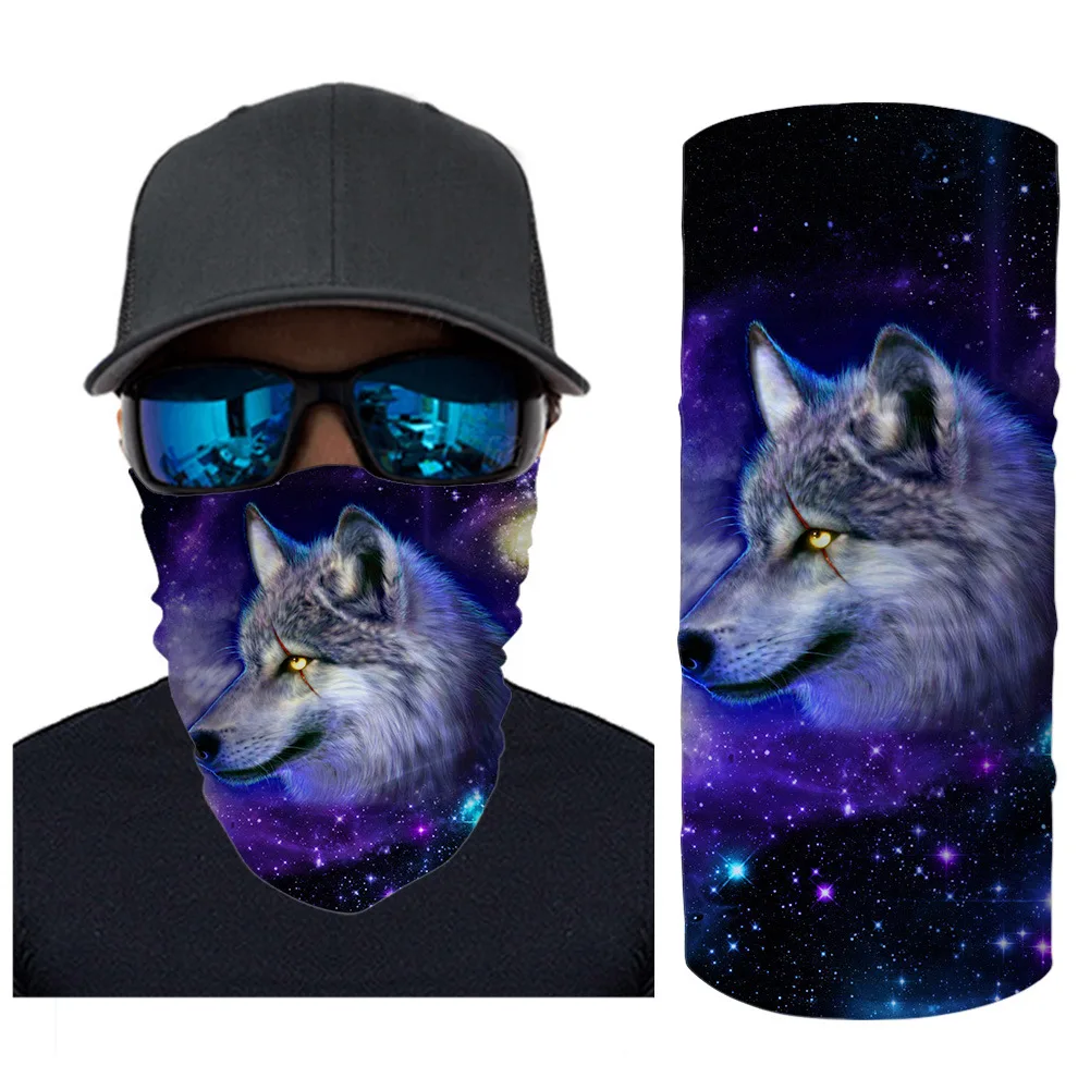 Волк Собака Череп Орел шаблон из пользовательских бесшовные