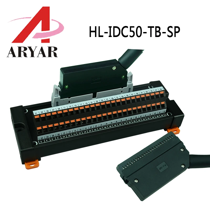 HL-IDC50-TB-SP Idc40 релейная Клеммная плата 2 54 двухголовый звуковой разъем сигнальная
