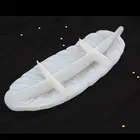 Поднос с крыльями ангела, силиконовая форма для ювелирных изделий из смолы, большая тарелка с пером, форма для литья из смолы, ювелирные изделия, инструмент для рукоделия