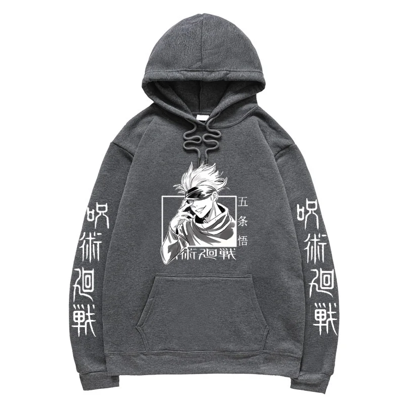 

Jujutsu Kaisen Anime Hoodie Men Jogging Tracksuit Sweatshirts Autumn Winter Fleece Hoodies Streetwear Oversized Men Clothing 3XL