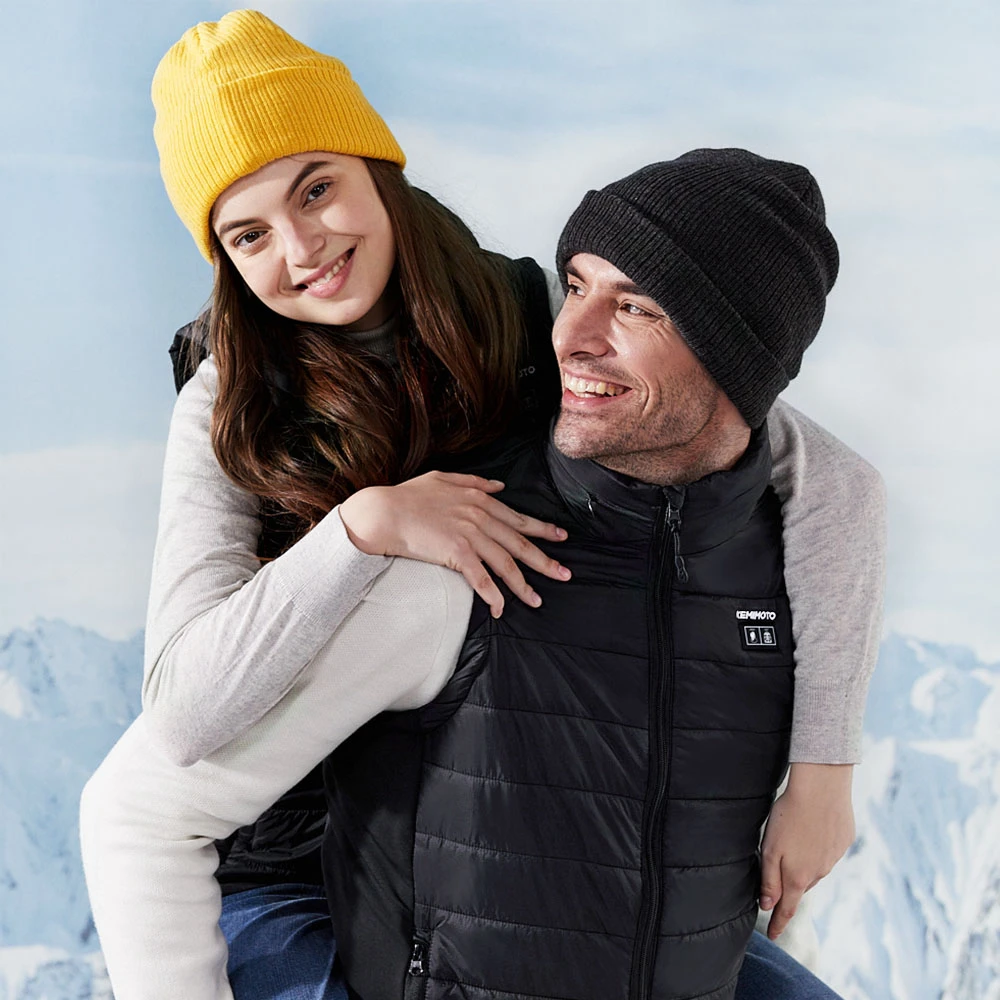 Жилет с электроподогревом и USB-аккумулятором зимняя куртка регулируемой