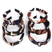 Boêmio snake print hairband bandana larga padrão de leopardo hairbands faixa de cabelo floral trançado atado acessórios de cor sólida (3)