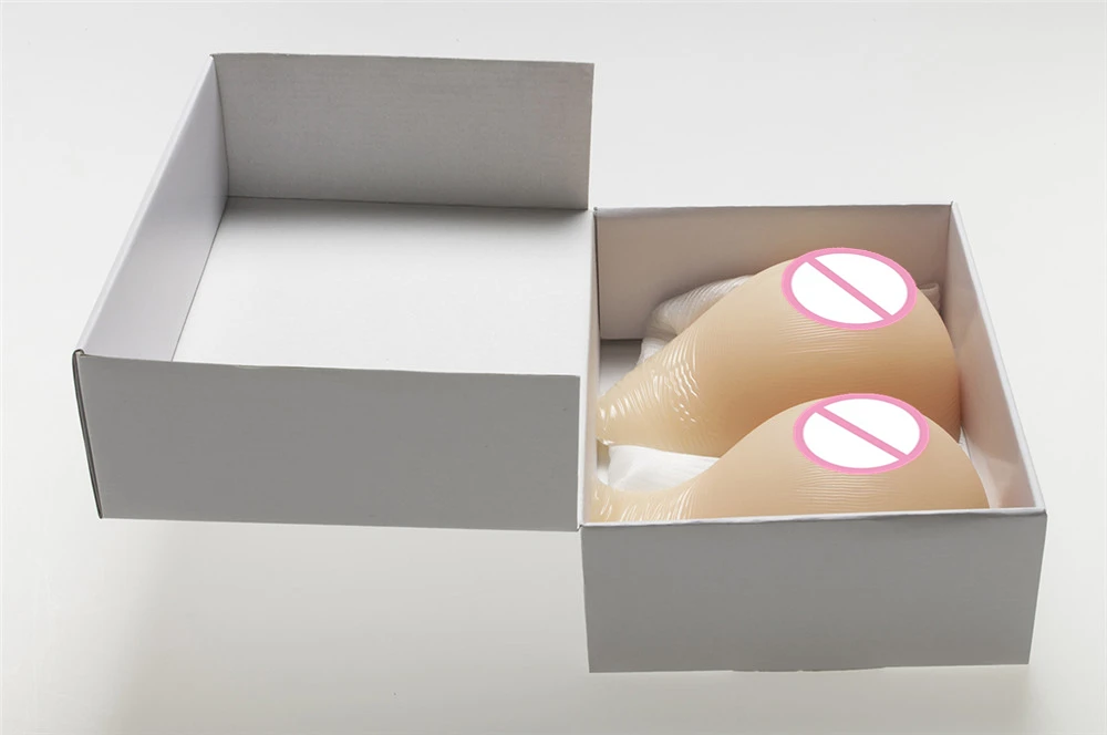 High Quality Mastectomy Silicone Breast Forms Asymmetrical 1000g/pair Cosplay Realistic Fake Tits Boobs 36D/38C Cup | Женская одежда