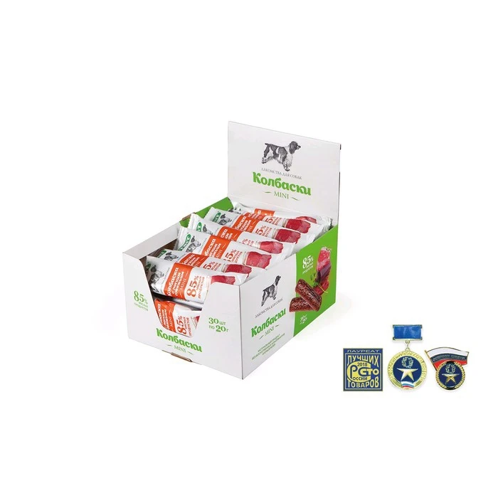 Колбаска Titbit с легким говяжьим mini 20 г 5008524|Лакомства и витамины для собак| |