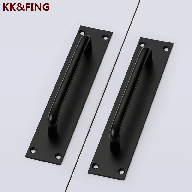 KK & FING стеклянные раздвижные дверные ручки, кухонные раздвижные оконные ручки из алюминиевого сплава, открытые противопожарные двери, фурнитура, товары для дверей