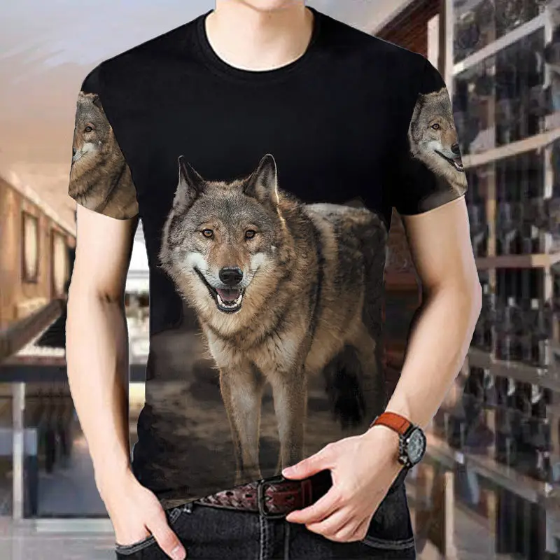 Мужская трендовая 3d-футболка с коротким рукавом 2021 модная мужская одежда летняя