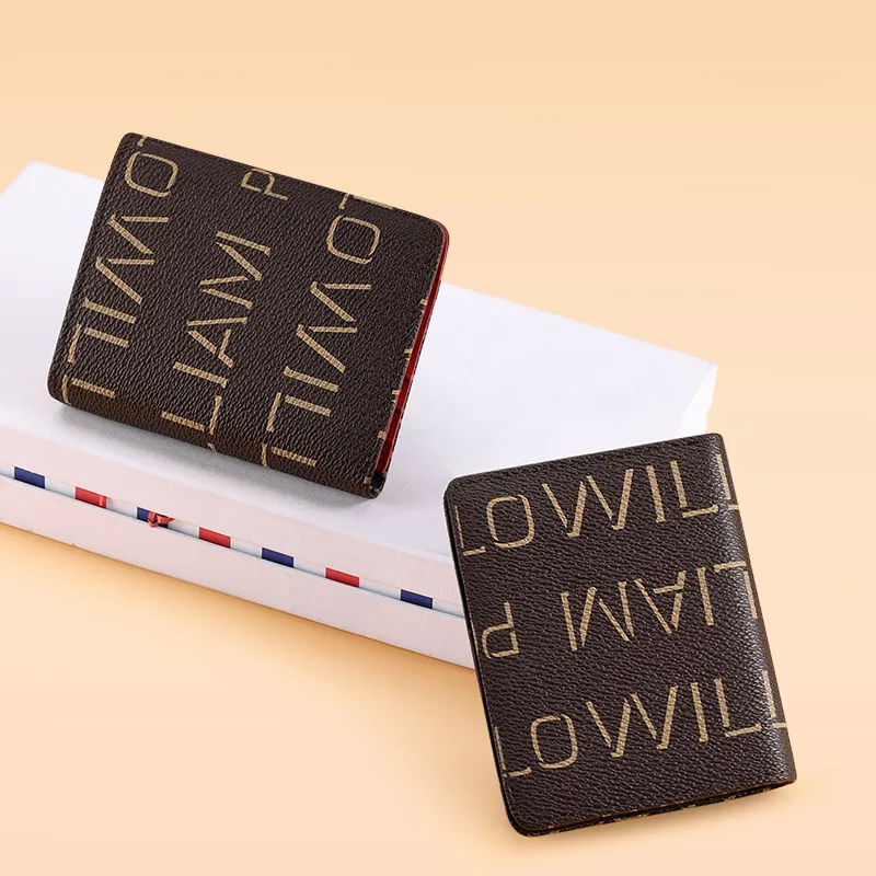 Женский мини-кошелек с надписью тонкий водонепроницаемый кошелек из ПВХ