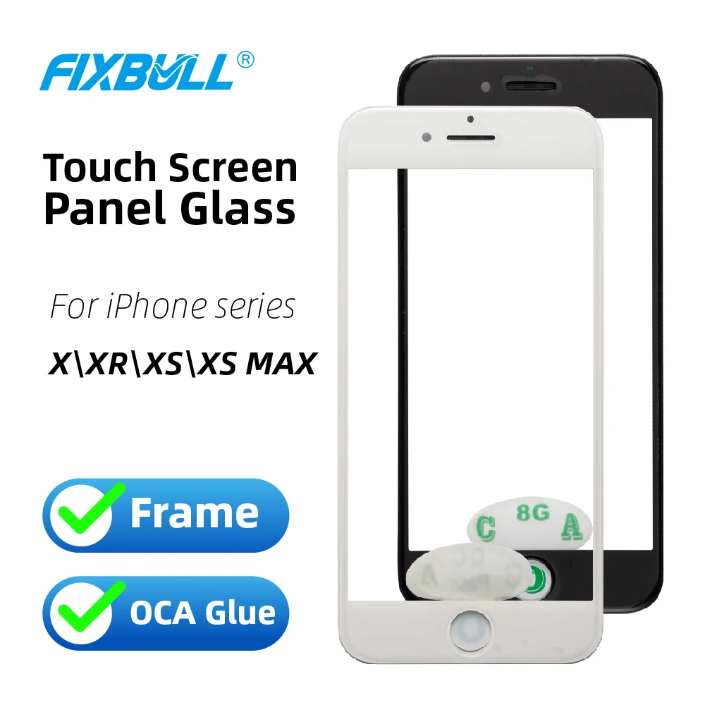 Панель дигитайзера сенсорного экрана FIXBULL для iPhone X Xs сенсорный Внешний экран