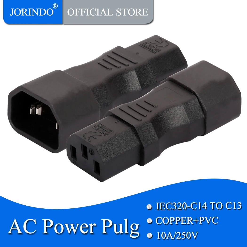 Розетка удлинитель jorinдо IEC320 C14 на C13 Golbalma PDU розетка с 3 контактами адаптер питания