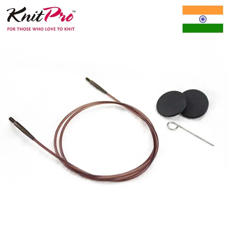 Сменный вязаный Игольный кабель Knit Pro Ginger Brown|Швейные инструменты и аксессуары| |