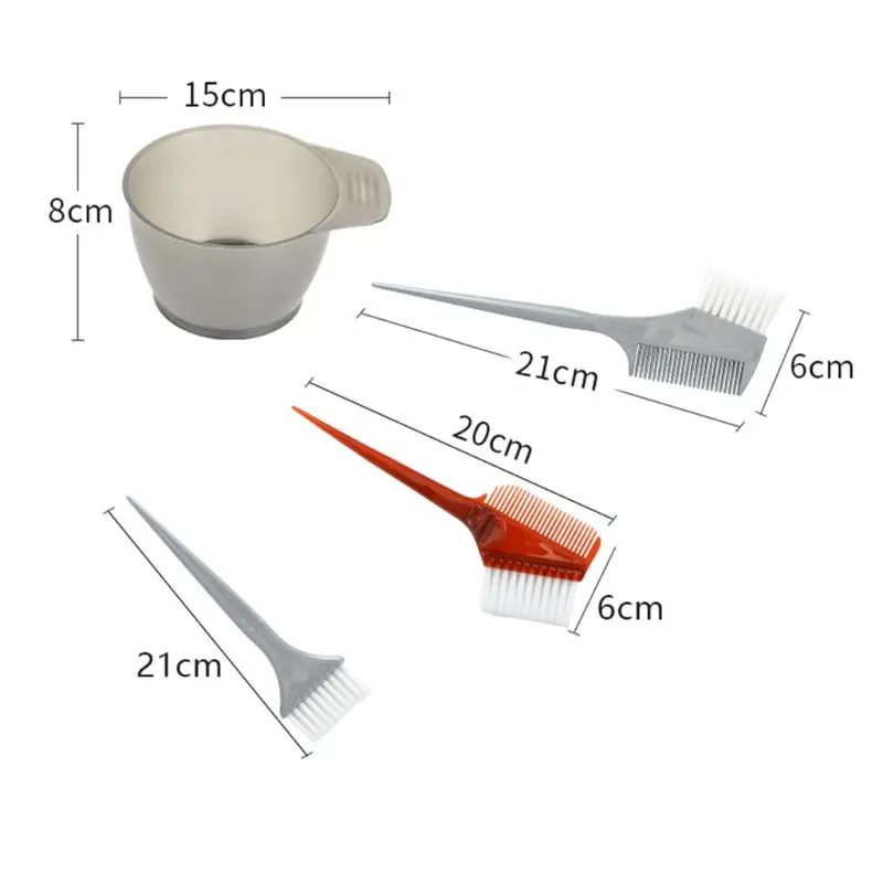 Набор профессиональных инструментов для окрашивания волос щетка расчески чаша