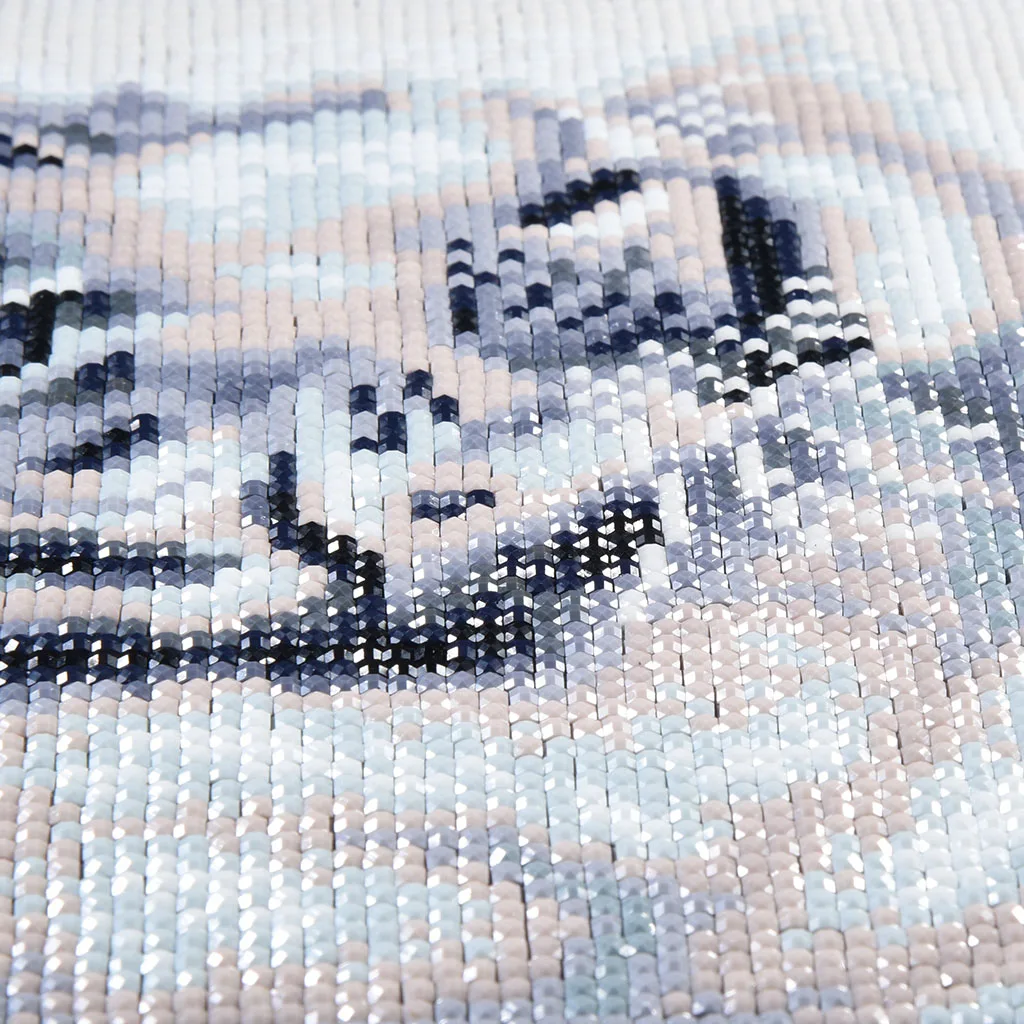 Алмазная вышивка с животными 5D DIY бриллиантовый рисунок Рождество wihte tiger Cross Stitch