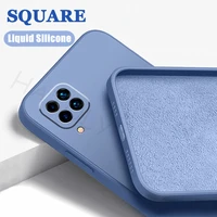 square silicone case for samsung galaxy m32 case liquid rubber case for galaxy m22 cover for galaxy m52 5g a22 4g 5g a03s a22s