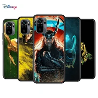 marvel avengers loki for xiaomi redmi note 10s 10 9t 9s 9 8t 8 7s 7 6 5a 5 pro max soft tpu silicone black cover phone case