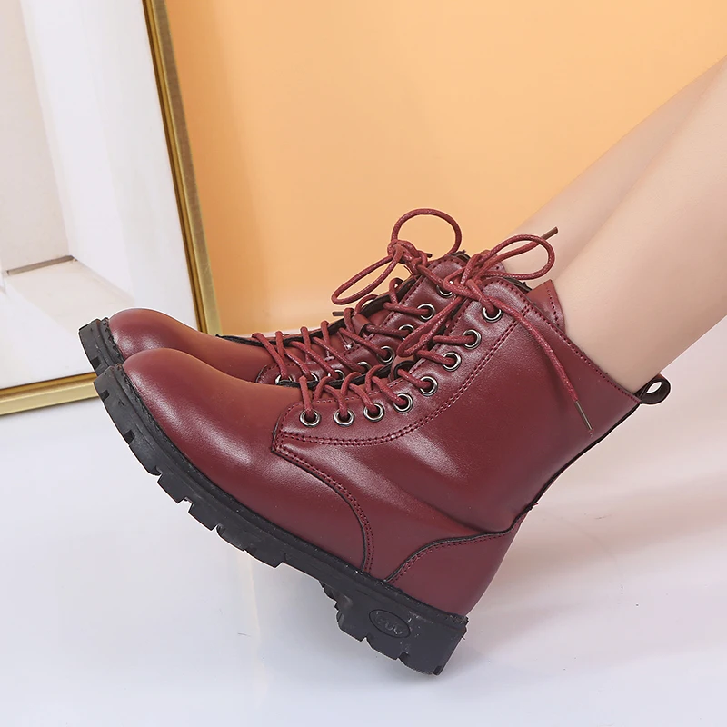 CUZULLAA ботинки для мамы и ребенка 2020 зимние детские модные девочек Ботинки Martin