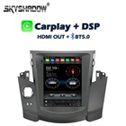 Автомобильный DVD-плеер в стиле Tesla PX6 DSP IPS Android 9.0 4G + 64G Bluetooth 9,0 Wifi RDS радио GPS для Toyota RAV4 5,0 2009 2010