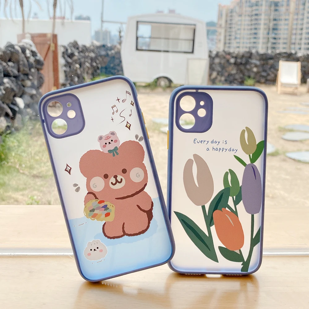 Чехол для телефона LOVECOM с рисунком пива и цветов iPhone 11 Pro Max XR X XS 7 8 Plus мягкий ТПУ + PC