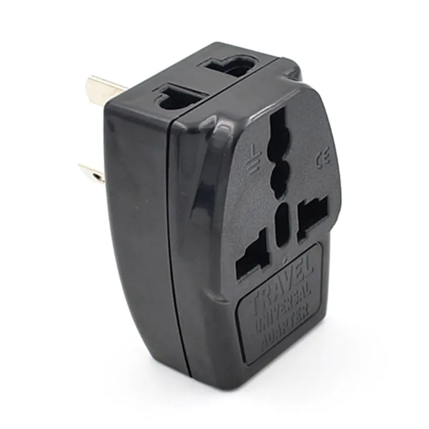 Pack 3 Argentina Uruguay China AU NZ Type I Travel Adapter Multi Outlet for World Plug AC100~250V 10A | Обустройство дома