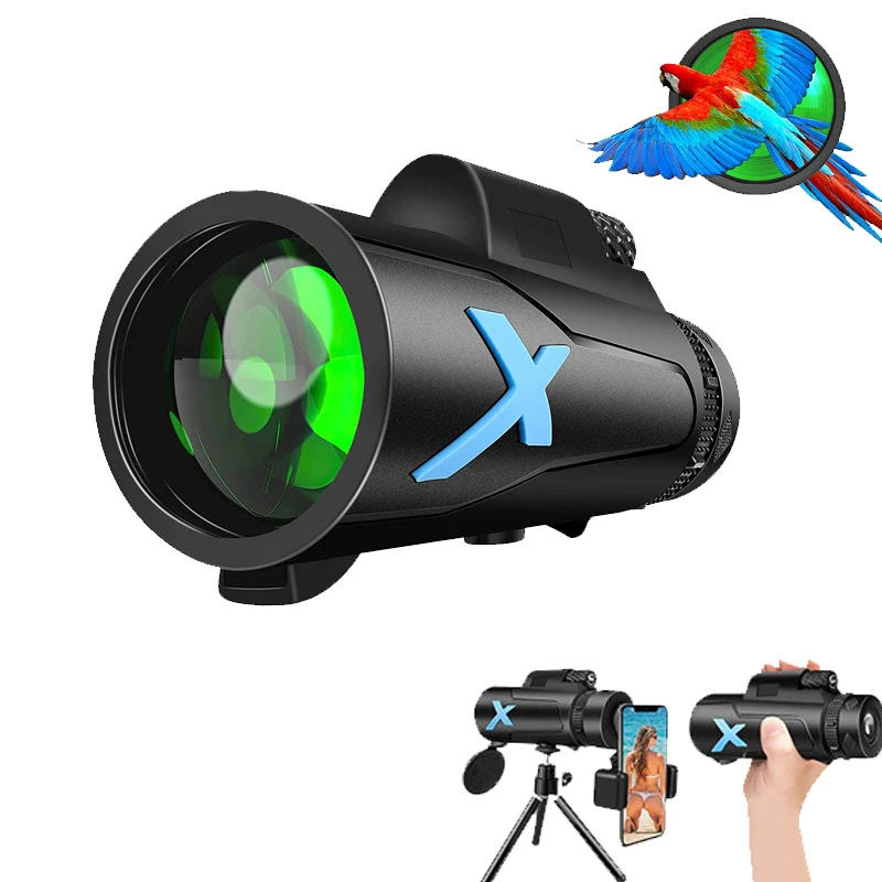 Монокулярный телескоп 20x50 мощный HD бинокль высокого качества с зумом