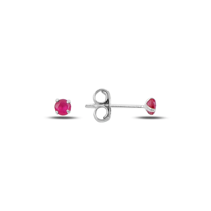 

Silverlina Silver 3mm Round Zircon Engagement Earrings