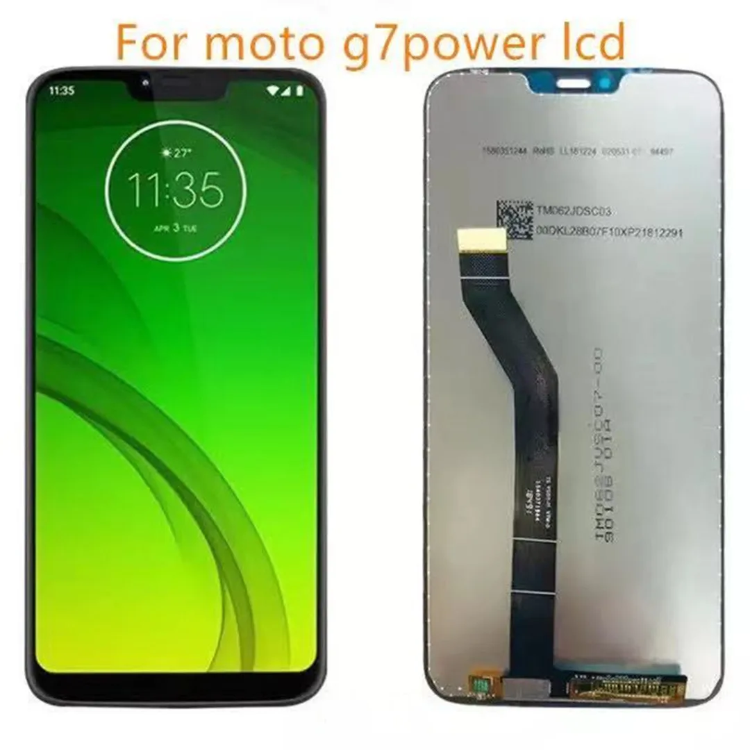 100% Протестировано для Motorola Moto G7 мощность XT1955 XT1955-1 /2/4 ЖК-дисплей сенсорный экран