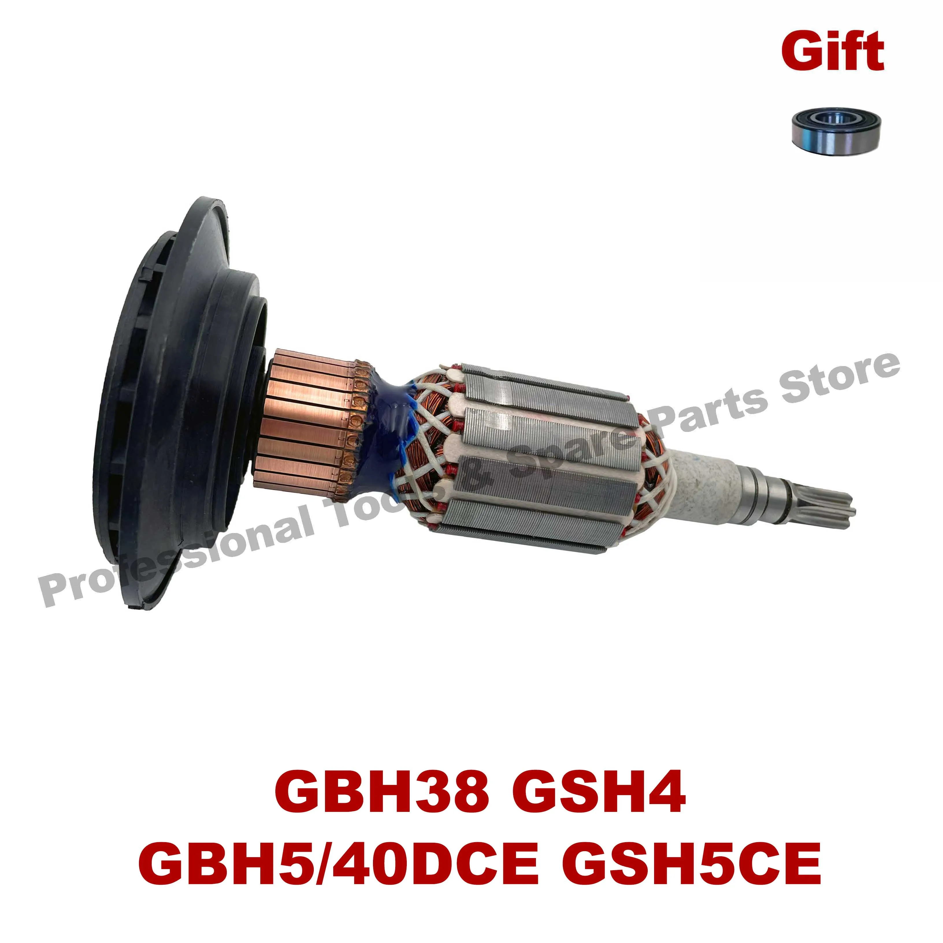 

Подшипник без подшипника! 220 В-240 В для замены якоря для BOSCH Rotory Hammer GBH38 GBH5/40DCE GSH4 GSH5CE
