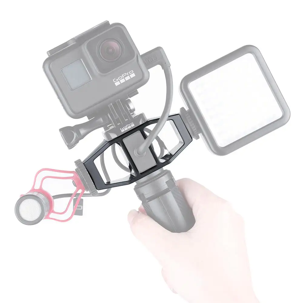 Установочный кронштейн DishyKooker VIJIM GP 1 GoPro Vlogging с 2 холодными башмаками крепление
