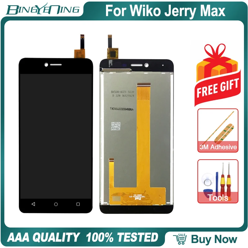 Дигитайзер для Wiko Jerry Max ЖК-дисплей и сенсорный экран с рамкой модуль дисплея