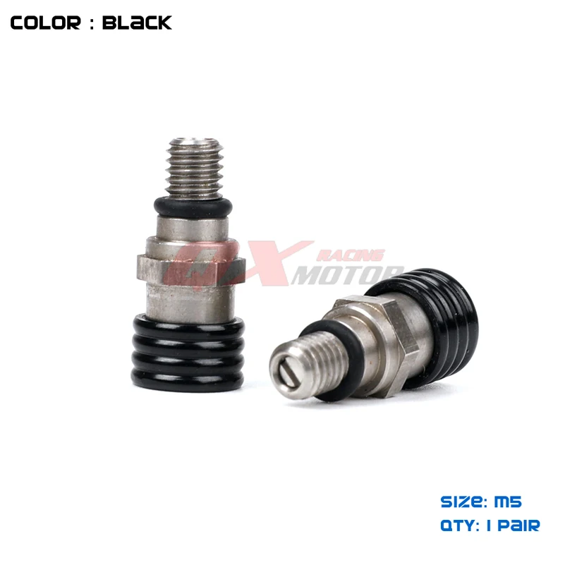 Универсальный болт M5, передняя вилка, Воздухопроницаемый предохранительный клапан для CR CRF YZ YZF WRF KX KXF RMZ 85 125 250 450 MX для мотокросса и эндуро