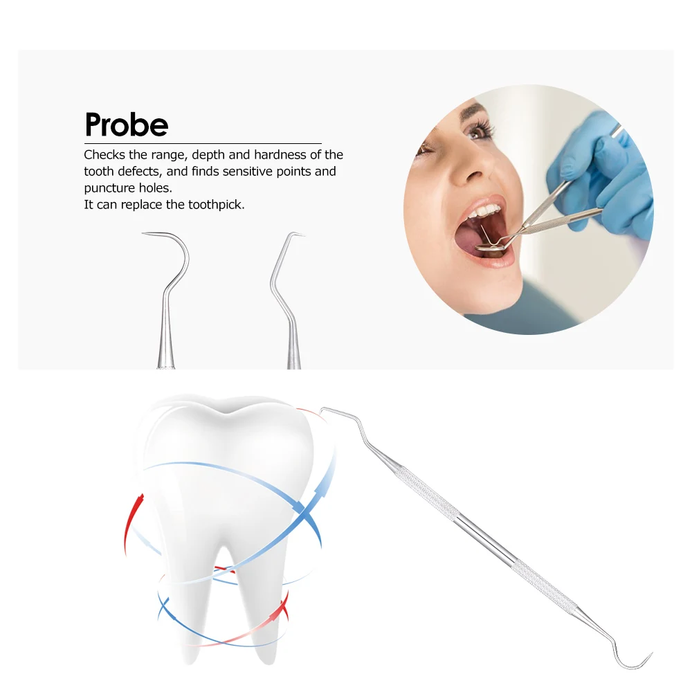 3 шт./упак. гигиена полости рта Набор инструментов стоматолога стоматологический