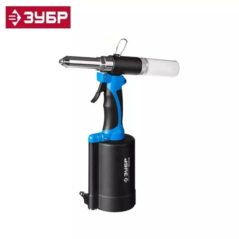Заклепочник ЗУБР пневматический корпус из композит материал для заклепок нерж