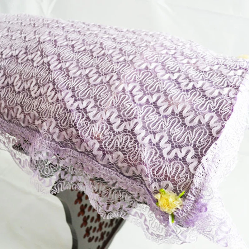 

Universal Lace Guzheng Chinese Zither Dust Cover Fashion Flower Embroidered Cloth Music Festival Gift Pink