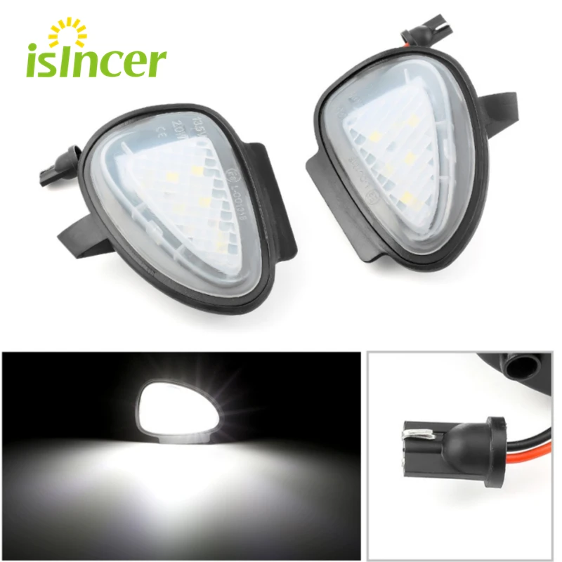 1 пара прямой покрой Белый светодиодный под зеркала лужи огни для VW Golf GTi игры в