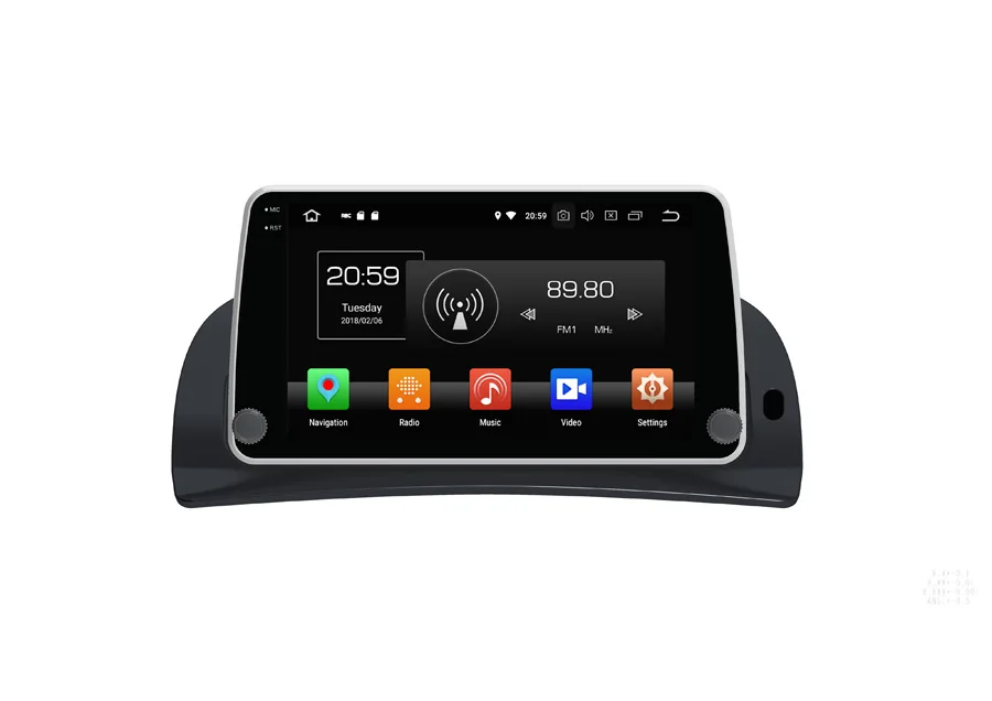 Автомобильный мультимедийный GPS PX6 с отличной производительностью Android 9 для Renault