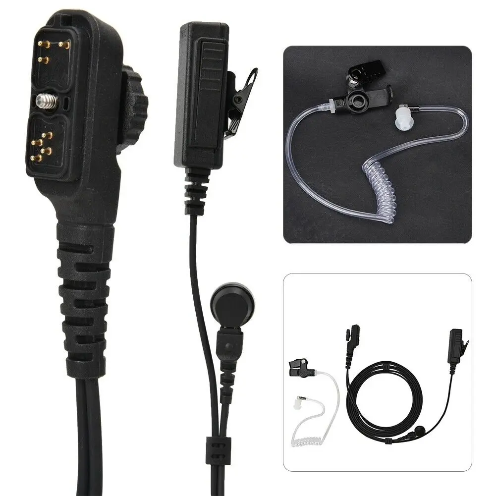 Гарнитура Air Tube с микрофоном для рации HYT Hytera PD780 PD700 PD700G PD702G PD705G PD752 PD782 PD785 PD785G