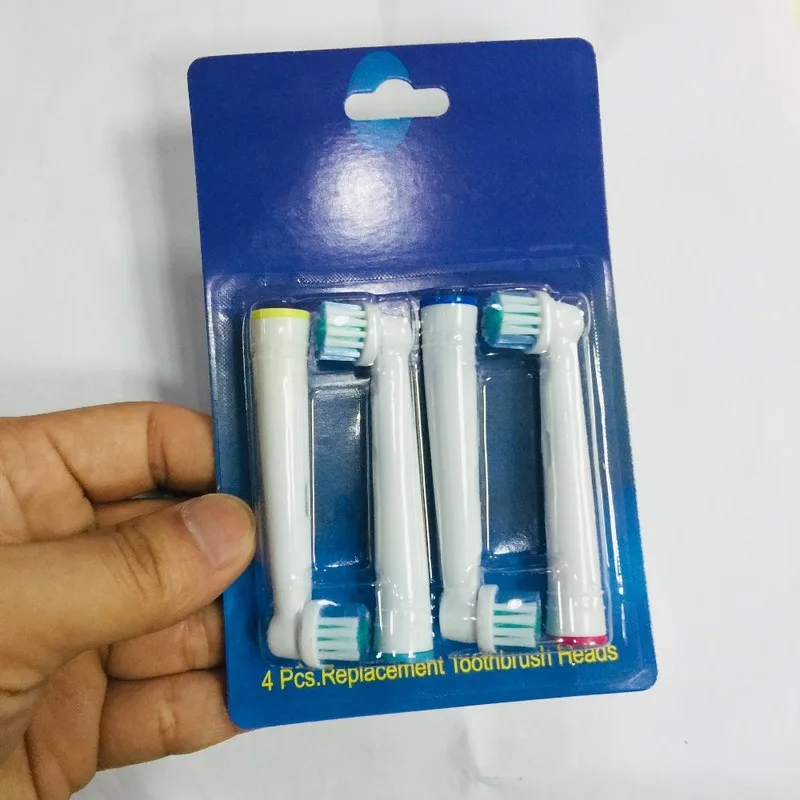 New Fashion 8 Pcs / Set Toothbrush Heads Replacement SB 17A Soft Bristle POM 4 Colors for Oral Hygiene B 3D Fast Shipping|toothbrush heads|toothbrush