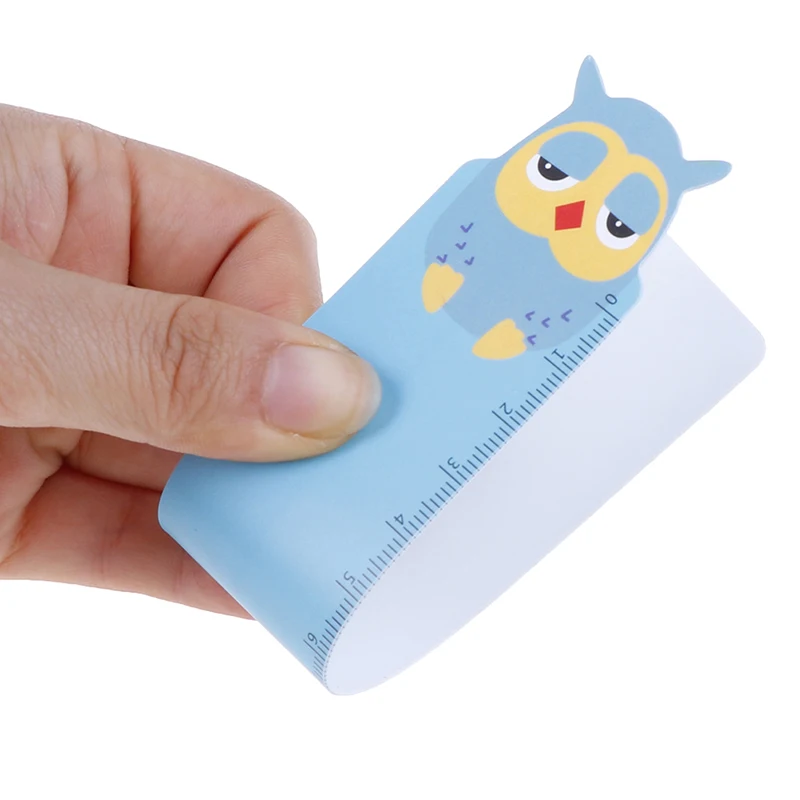 1 шт случайная Панда Сова прямая Линейка школьные принадлежности 18 4 см Kawaii