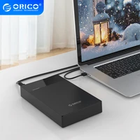 orico 3 5 hdd case with 12w1a built in power protable hard drive enclosure sata to usb 3 0 supply up to 16tb support uasp box