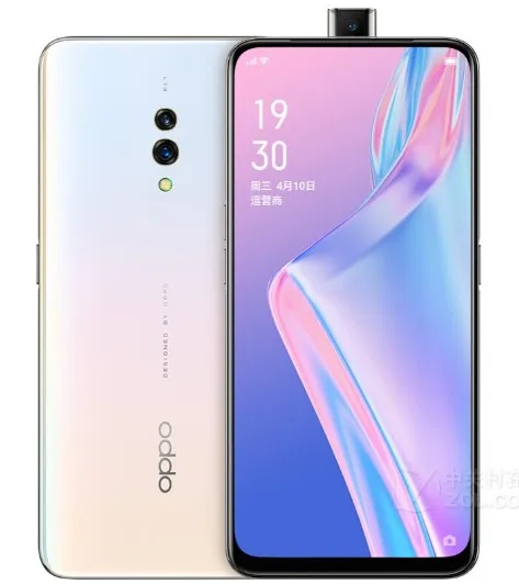 Белый Мобильный телефон Oppo K3 4G LTE Snapdragon 710 Android 9,0 6," 2340X1080 8 Гб ram 256 ГБ rom 16.0MP сканер отпечатков пальцев распознавание лица - Цвет: Белый